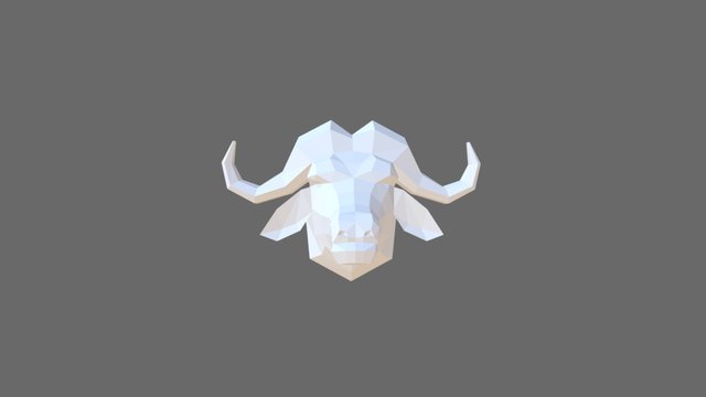Buffalo Head 3D Model