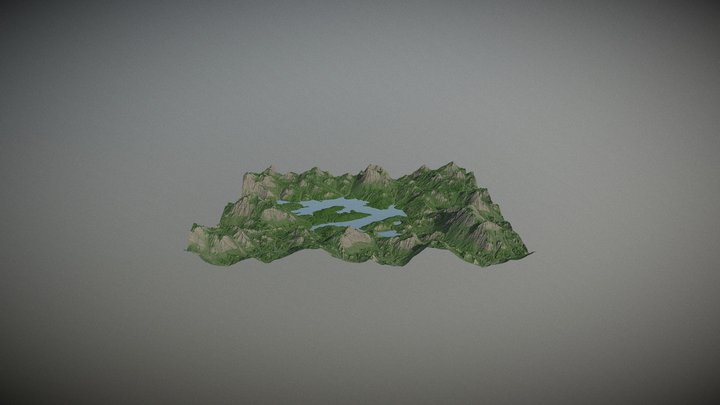 Trident Lakes 211111 01 Scene Output 4096 3D Model