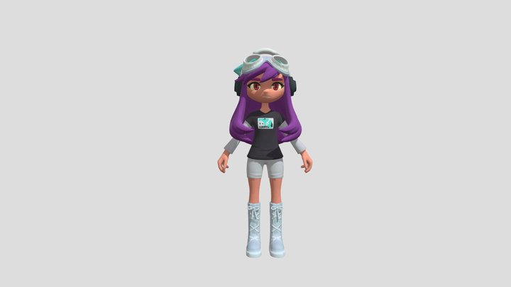 Anti-Meggy / Shadow Meggy (Fan-Made) 3D Model