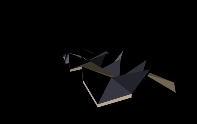 Origami Bowl 3D Model
