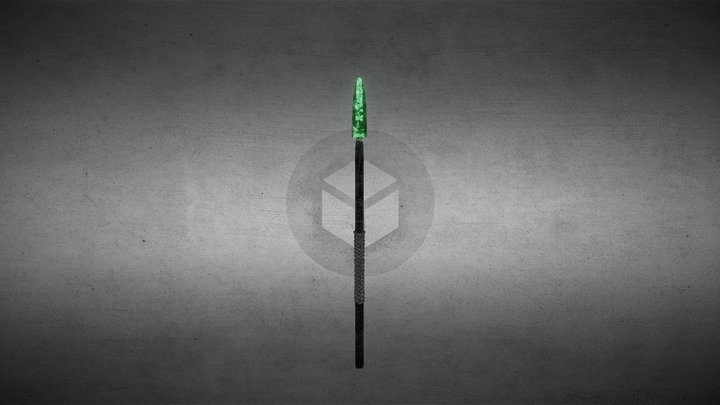 Emerald Spear 3D Model