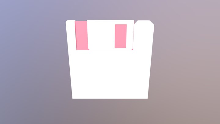 Floppy Disk 3D Model