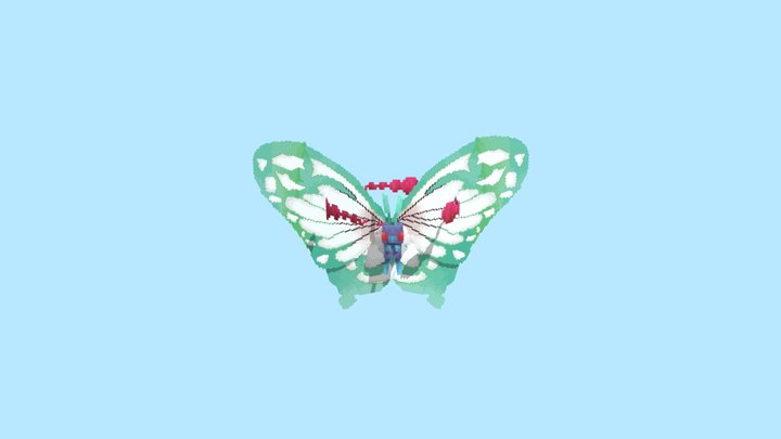 Butterfree gigantamax cobblemon 3D Model