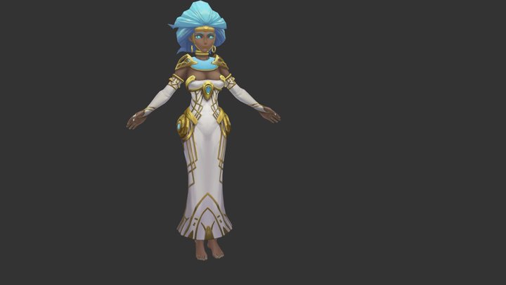 artdeco character 3D Model
