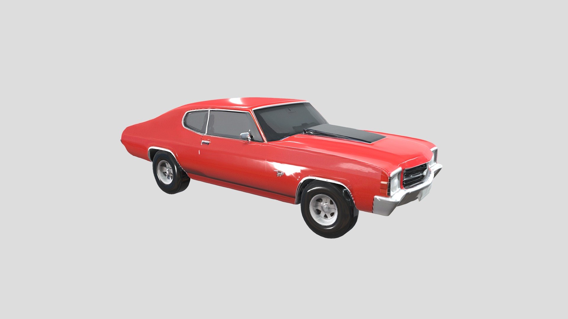 Stylized Chevrolet Chevelle - Download Free 3D model by illustros ...