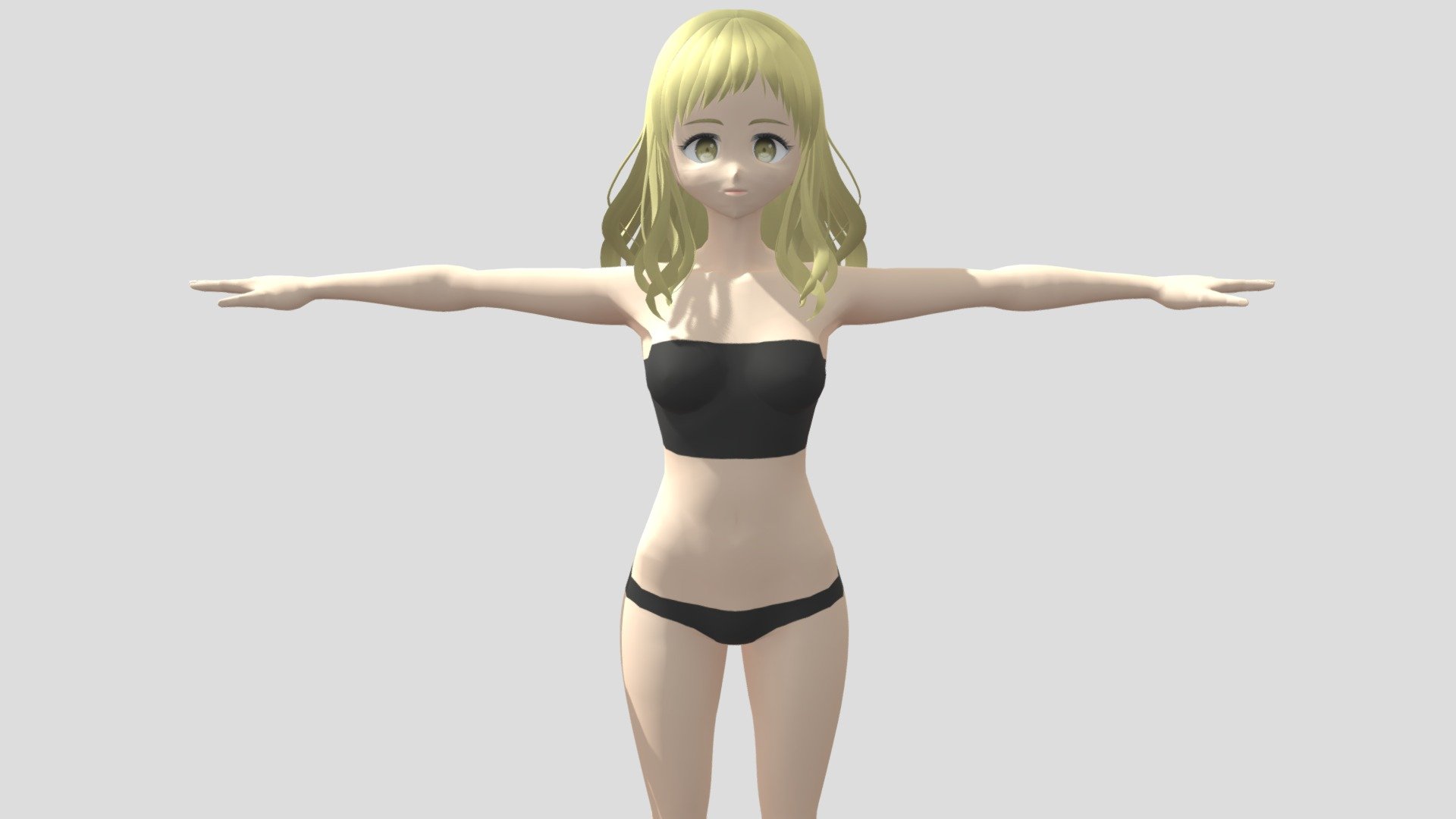 【anime Character Alex94i60】basic Female V2 Buy Royalty Free 3d