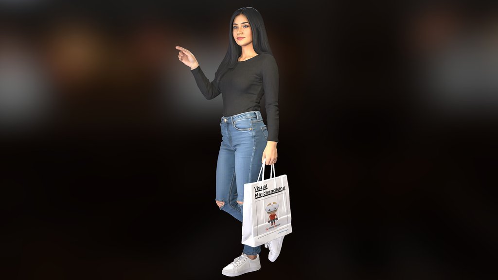 MUJER COMPRA BOLSA AGARRA