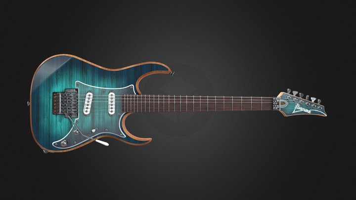 Ibanez Electric Guitar 3D Model