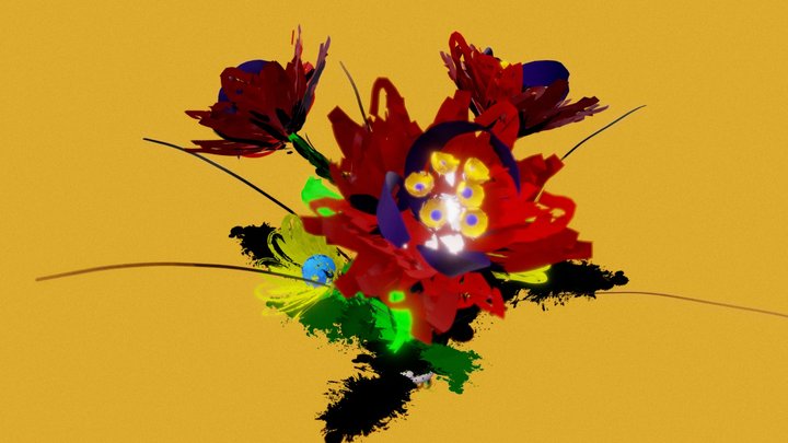 Valentinstag tilt brush 3D Model