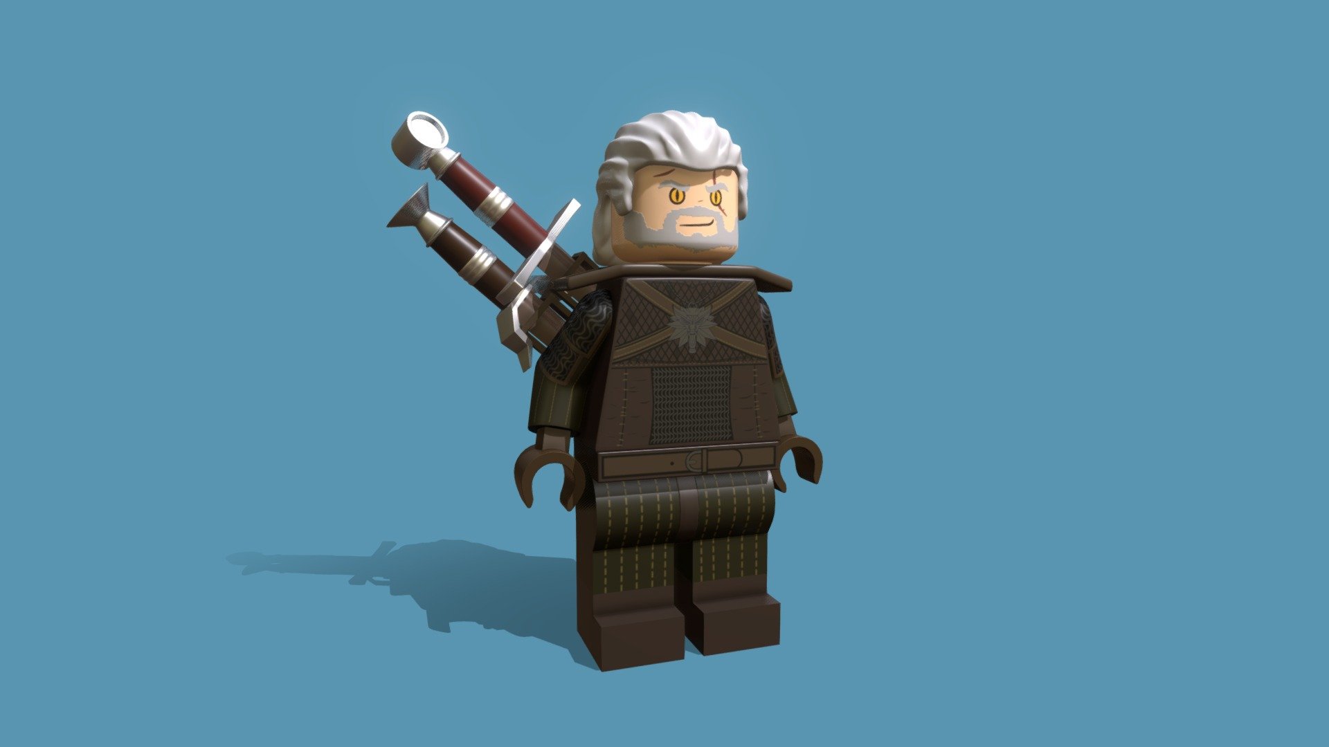 Lego Geralt of Rivia - 3D model by sir_luizo [ec283d2] - Sketchfab