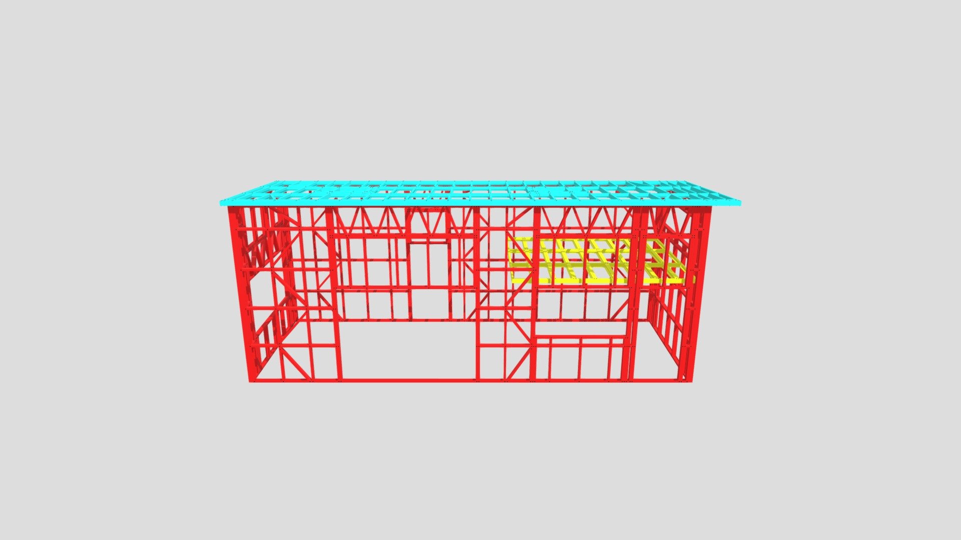 EK - Tiny House 9.0m x 3.3m - Download Free 3D model by Steel Frame ...