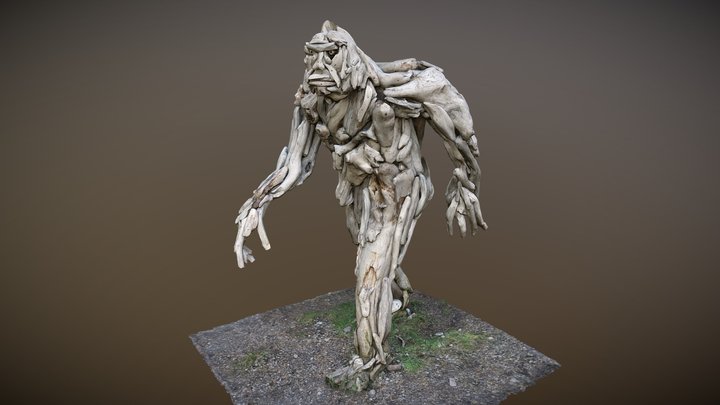 Driftwood Sasquatch 3D Model