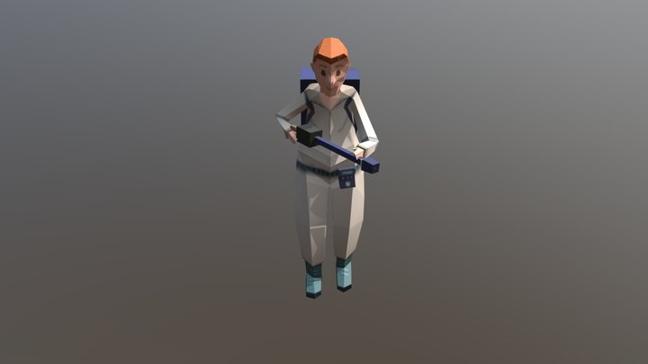 Dr Stantz - The Real Ghostbusters 3D Model