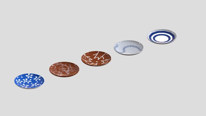 Ceramic Plate 3D Model