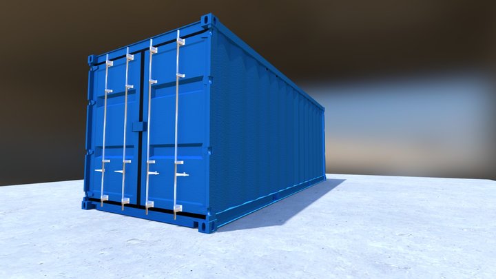 Shipping Container 3D Model