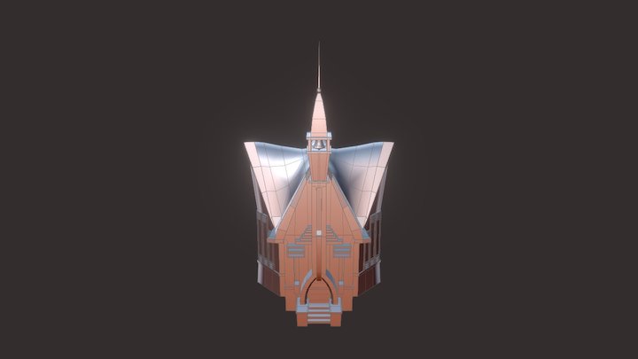 Gereja Gereformeerd Kalisari Semarang 3D Model