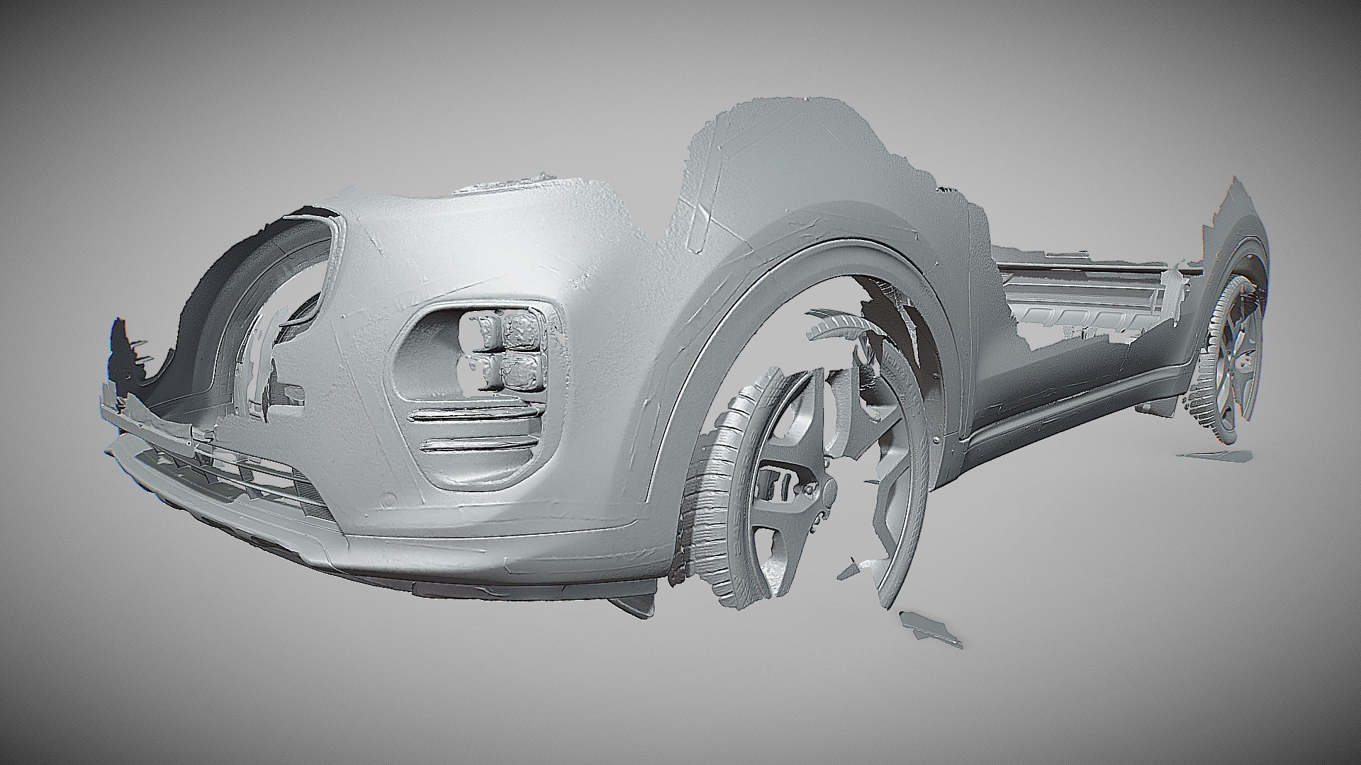 Kia car scanned with Shining Einstar 3d scanner 3D model by