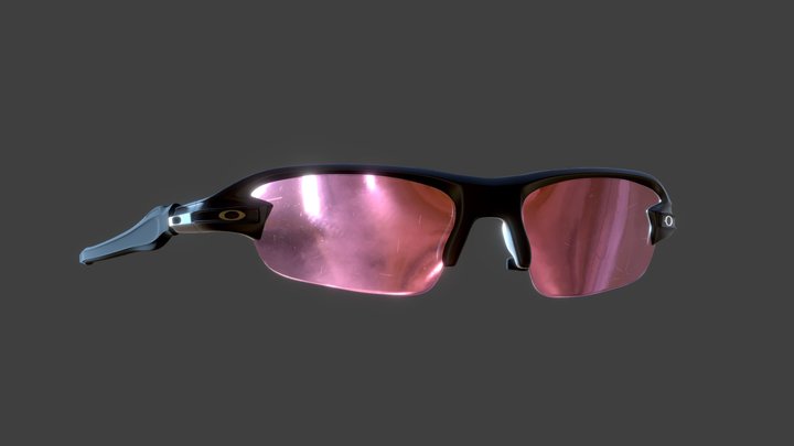 Oakley running glasses 3D Model