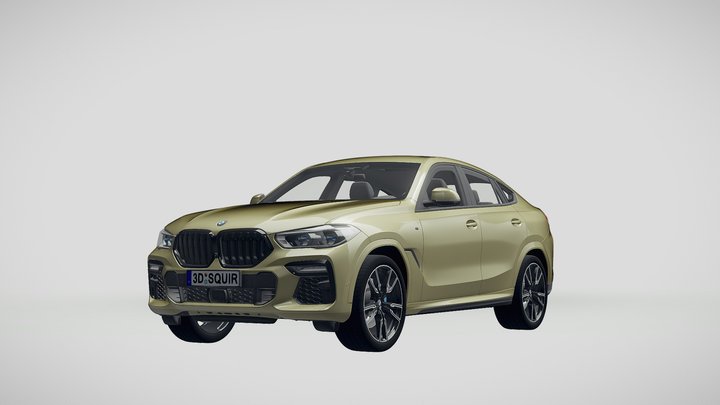 BMW X6 M50i 2020 3D Model
