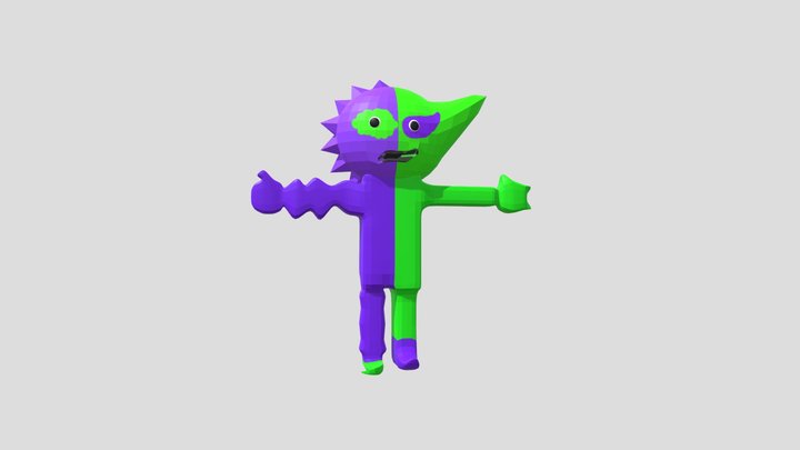 Rigged jester 3D Model