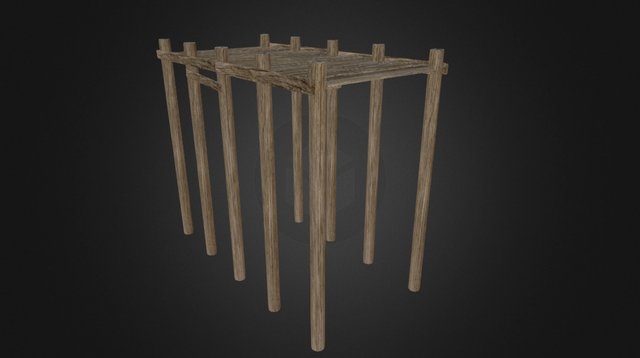 Wooden Bridge Deeper 3D Model