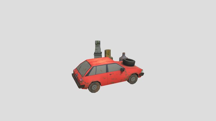 DAE 5 Finished props - Forest Loner 3D Model