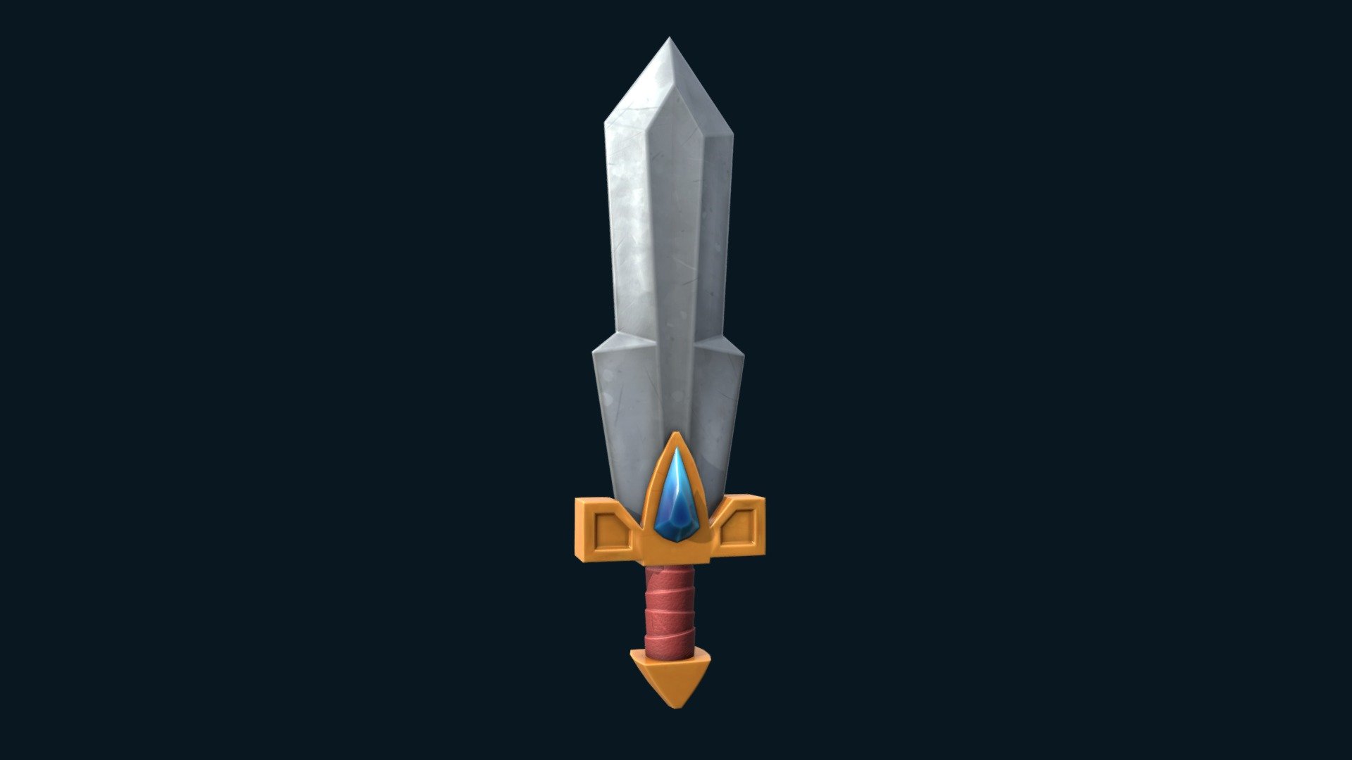 Fantasy Stylized Sword - Buy Royalty Free 3D model by SantyFrow ...