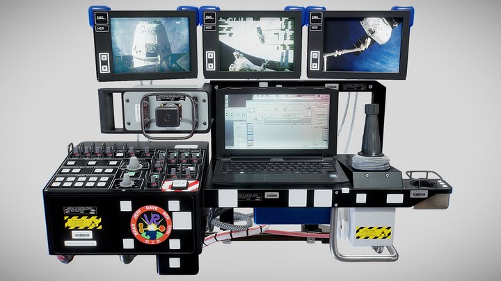 ISS Robotic Workstation (RWS) 3D Model