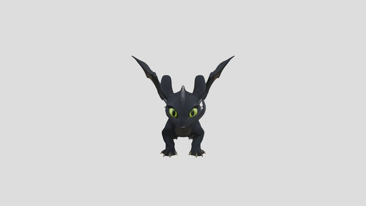 Nightfury 3D models - Sketchfab