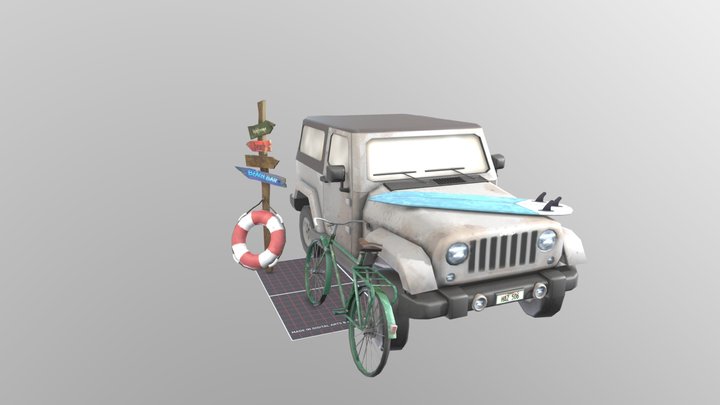 DAE 5 Finished props - by The ocean 3D Model
