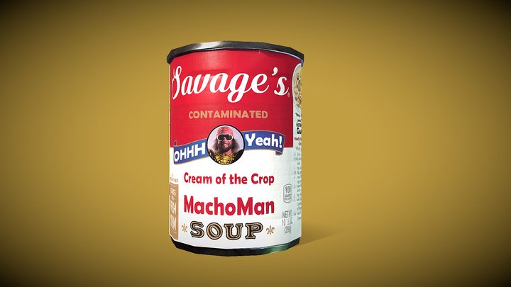 Macho Soup 3D Model