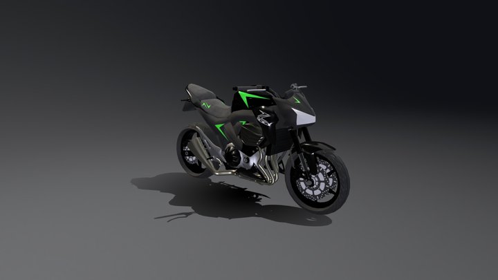 Kawa Z800 3D Model