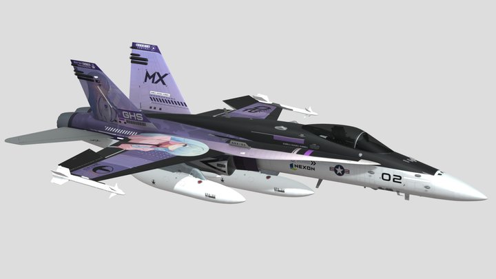 F_A-18C_Late | GSC President 3D Model