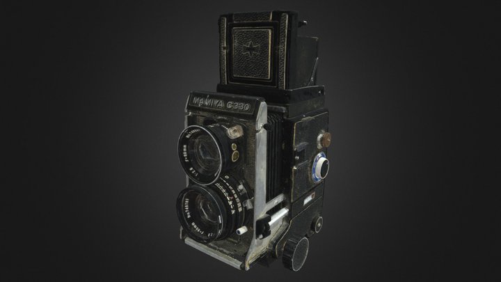 Mamiya C330 high res texture test 3D Model