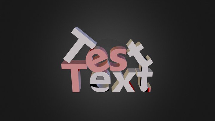TestText 3D Model