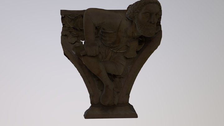 Notre-dame-de-paris-statue 3D Model