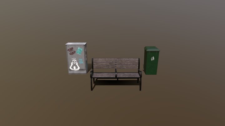 Street Props 3D Model