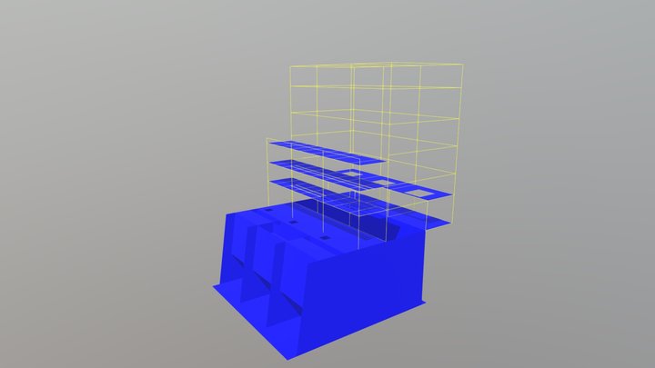 Casa de Bombeamento 3D Model