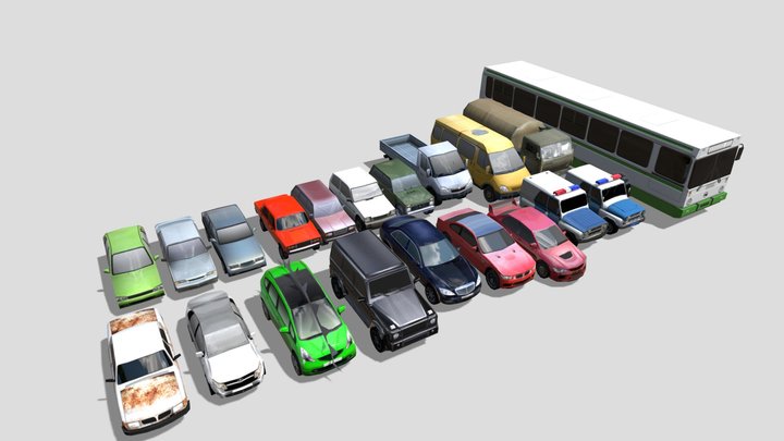 Voyage 3: Outlaw Playable & NPC Vehicles 3D Model