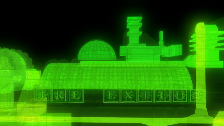 Monitor Cruiser Holographik 3D Model