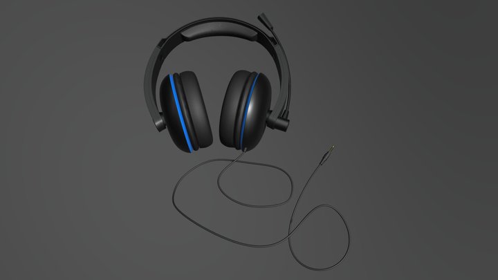 Headphones Turtle Beach 3D Model