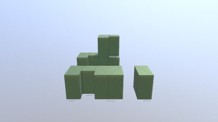 Cubes Model 3D Model