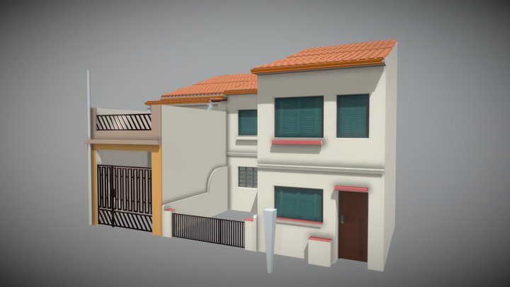 Brazil City House 3D Model