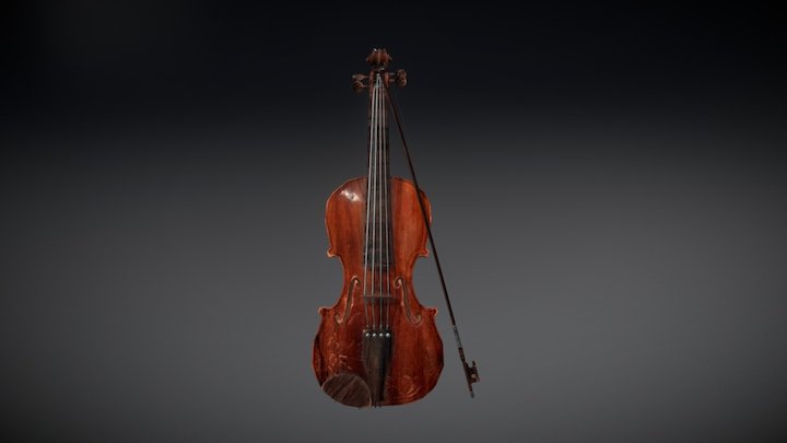 Violin 3D Model