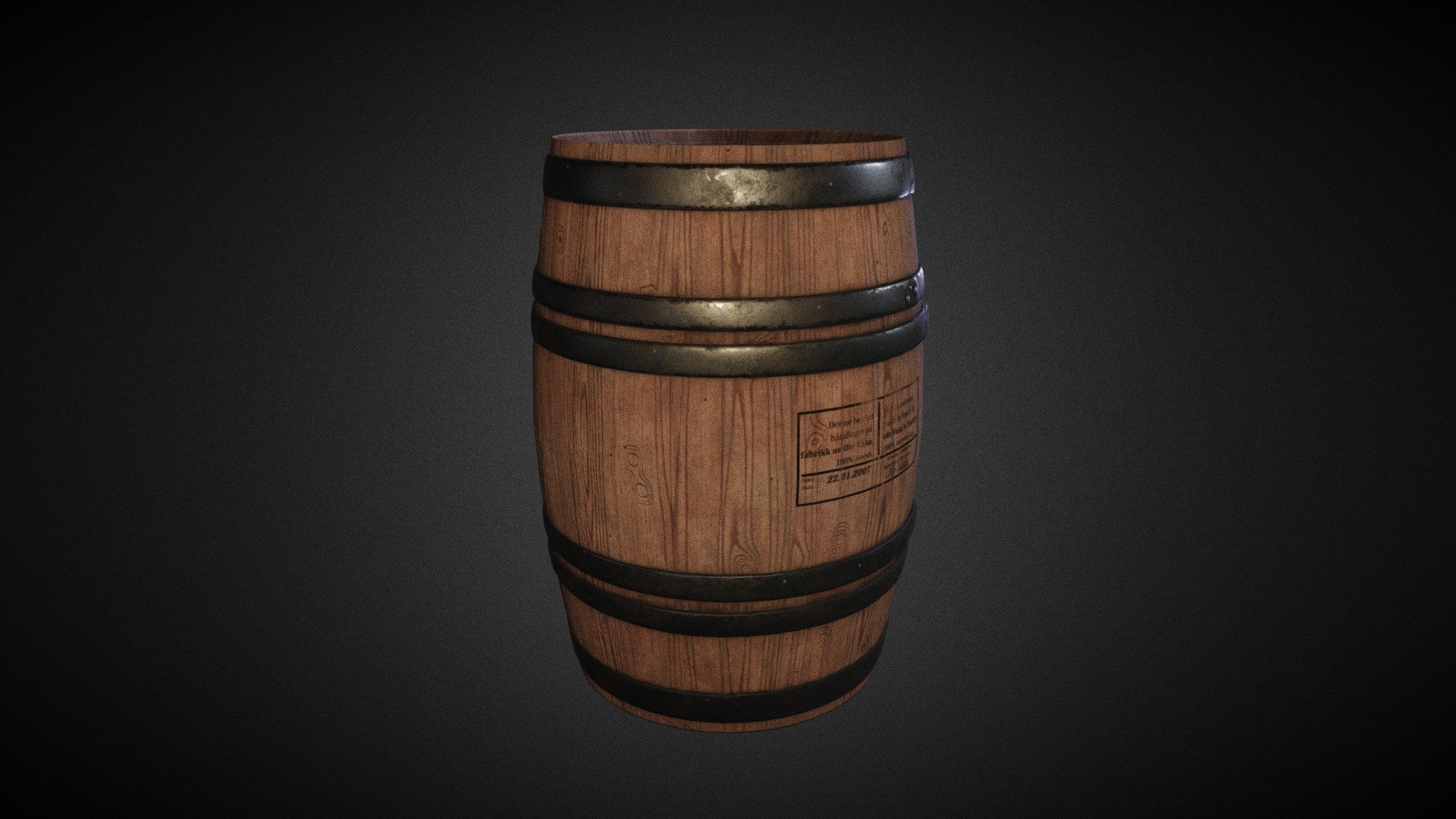 Barrel test 01