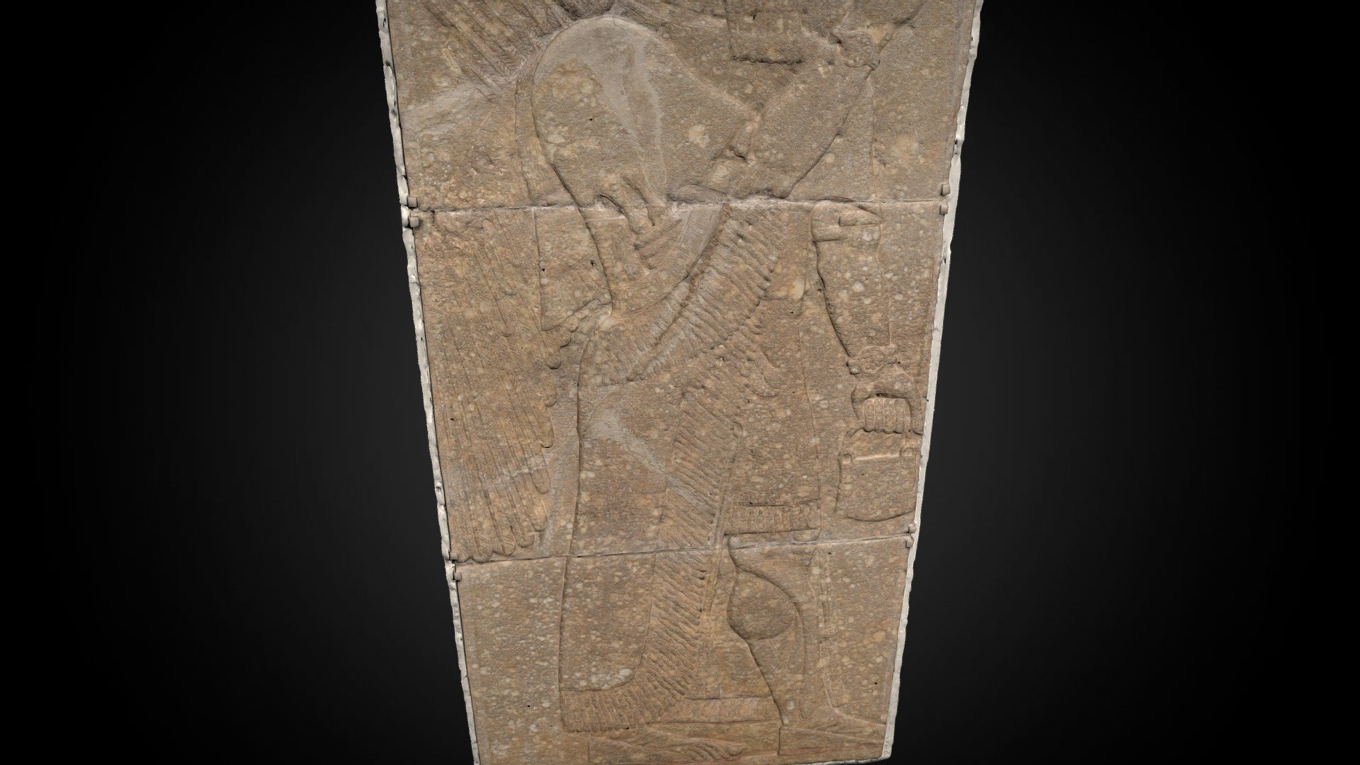 Assyrian Winged Genius, c. 883–859 BCE - Download Free 3D model by ...