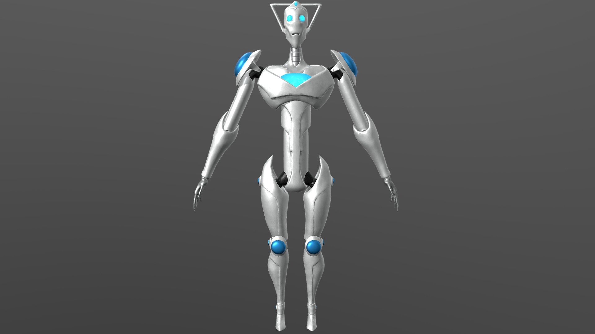 Cyberman (The Flood) - Default pose - 3D model by EuanBomphray [ec417d6 ...