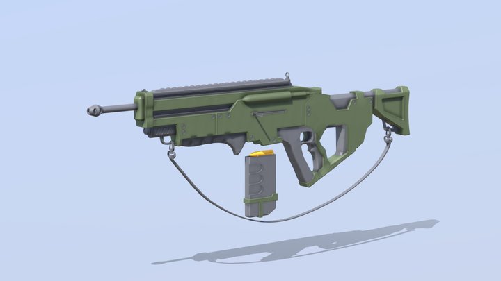 Modern Rifle 3D Model