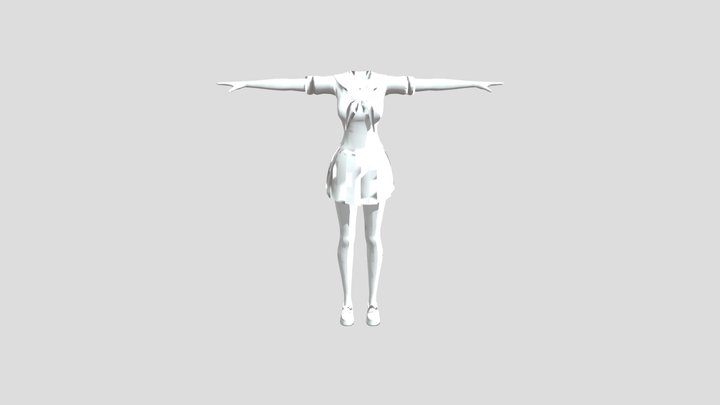 Bodycute yandere simulator ys yan sim 3D Model