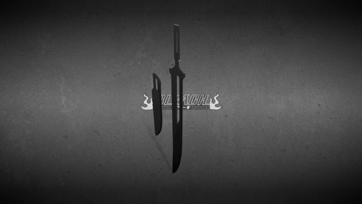 Dual_Zangetsu - BLEACH 3D Model